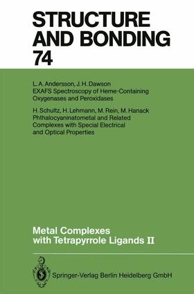 Buchler |  Metal Complexes with Tetrapyrrole Ligands II | Buch |  Sack Fachmedien