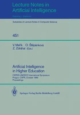Marik / Zdrahal / Stepankova |  Artificial Intelligence in Higher Education | Buch |  Sack Fachmedien