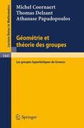 Coornaert / Papadopoulos / Delzant |  Geometrie et theorie des groupes | Buch |  Sack Fachmedien