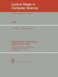 Pieprzyk / Seberry |  Advances in Cryptology - AUSCRYPT '90 | Buch |  Sack Fachmedien