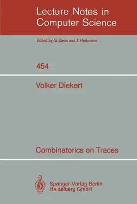 Diekert |  Combinatorics on Traces | Buch |  Sack Fachmedien