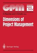 Schelle / Reschke |  Dimensions of Project Management | Buch |  Sack Fachmedien