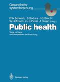 Badura / Jöckel / Schwartz |  Public health | Buch |  Sack Fachmedien