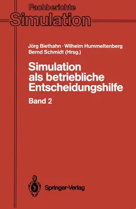 Biethahn / Schmidt / Hummeltenberg |  Simulation als betriebliche Entscheidungshilfe | Buch |  Sack Fachmedien