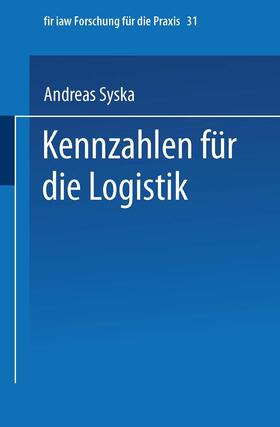 Syska |  Kennzahlen für die Logistik | Buch |  Sack Fachmedien