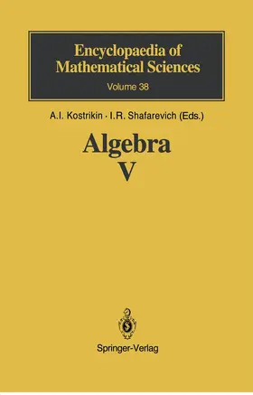 Gelfand / Manin / Kostrikin |  Homological Algebra | Buch |  Sack Fachmedien