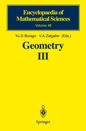Burago / Zalgaller | Geometry 3 | Buch | sack.de