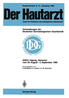 Marghescu / Neumann / Lubach |  Supplementum X, 41. Jahrgang 1990 Verhandlungen der Deutschen Dermatologischen Gesellschaft | Buch |  Sack Fachmedien