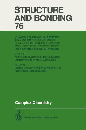 Complex Chemistry | Buch | 978-3-540-53499-0 | www.sack.de