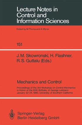 Skowronski / Guttalu / Flashner | Mechanics and Control | Buch | 978-3-540-53517-1 | sack.de
