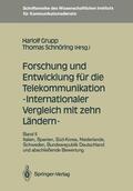 Schnöring / Grupp |  Forschung und Entwicklung für die Telekommunikation ¿ Internationaler Vergleich mit zehn Ländern ¿ | Buch |  Sack Fachmedien