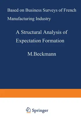 Ivaldi |  A Structural Analysis of Expectation Formation | Buch |  Sack Fachmedien