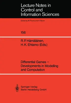 Ehtamo / Hämäläinen |  Differential Games - Developments in Modelling and Computation | Buch |  Sack Fachmedien