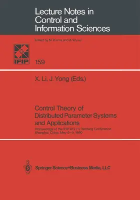 Yong / Li |  Control Theory of Distributed Parameter Systems and Applications | Buch |  Sack Fachmedien