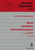 Raubold / Pfitzmann |  VIS ¿91 Verläßliche Informationssysteme | Buch |  Sack Fachmedien