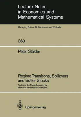 Stalder |  Regime Transitions, Spillovers and Buffer Stocks | Buch |  Sack Fachmedien