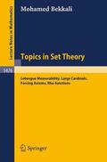 Bekkali |  Topics in Set Theory | Buch |  Sack Fachmedien