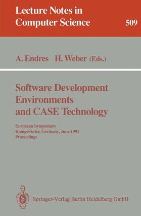 Weber / Endres | Software Development Environments and Case Technology | Buch | 978-3-540-54194-3 | sack.de