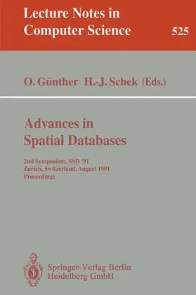 Schek / Günther |  Advances in Spatial Databases | Buch |  Sack Fachmedien