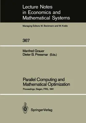 Grauer / Pressmar |  Parallel Computing and Mathematical Optimization | Buch |  Sack Fachmedien