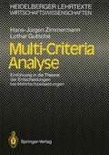 Gutsche / Zimmermann |  Multi-Criteria Analyse | Buch |  Sack Fachmedien
