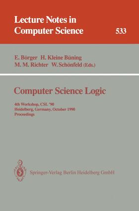 Börger / Schönfeld / Kleine Büning |  Computer Science Logic | Buch |  Sack Fachmedien