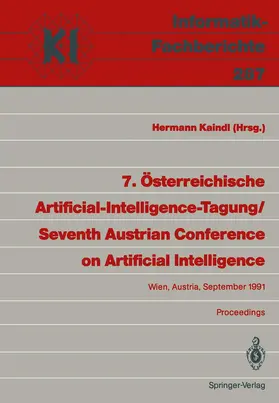 Kaindl | 7. Österreichische Artificial-Intelligence-Tagung / Seventh Austrian Conference on Artificial Intelligence | Buch | 978-3-540-54567-5 | sack.de