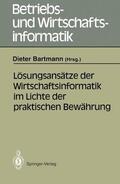 Bartmann |  Lösungsansätze der Wirtschaftsinformatik im Lichte der praktischen Bewährung | Buch |  Sack Fachmedien