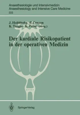 Hobbhahn / Peter / Conzen |  Der kardiale Risikopatient in der operativen Medizin | Buch |  Sack Fachmedien