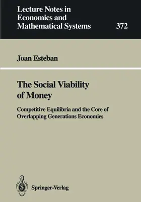 Esteban |  The Social Viability of Money | Buch |  Sack Fachmedien