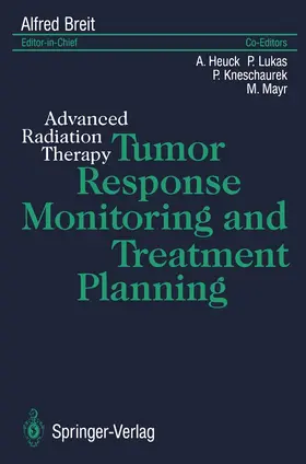  Tumor Response Monitoring and Treatment Planning | Buch |  Sack Fachmedien
