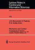Skowronski / Guttalu / Flashner |  Mechanics and Control | Buch |  Sack Fachmedien
