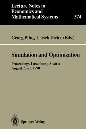 Dieter / Pflug |  Simulation and Optimization | Buch |  Sack Fachmedien
