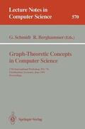 Berghammer / Schmidt |  Graph-Theoretic Concepts in Computer Science | Buch |  Sack Fachmedien