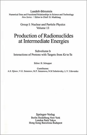 Iljinov / Semenov / Semenova |  Interactions of Protons with Targets from Kr to Te | Buch |  Sack Fachmedien