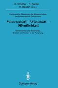 Schettler / Baildon / Ganten |  Konferenz der Akademien der Wissenschaften der Bundesrepublik Deutschland. Wissenschaft -Wirtschaft -Öffentlichkeit | Buch |  Sack Fachmedien
