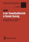 Werner / Weber / Klein |  Laser in der Umweltmeßtechnik / Laser in Remote Sensing | Buch |  Sack Fachmedien