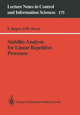 Owens / Rogers |  Stability Analysis for Linear Repetitive Processes | Buch |  Sack Fachmedien