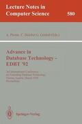 Pirotte / Gottlob / Delobel |  Advances in Database Technology - EDBT '92 | Buch |  Sack Fachmedien