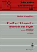 Lang / Krönig |  Physik und Informatik ¿ Informatik und Physik | Buch |  Sack Fachmedien