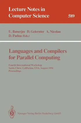 Banerjee / Padua / Gelernter |  Languages and Compilers for Parallel Computing | Buch |  Sack Fachmedien