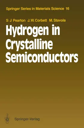 Pearton / Corbett / Stavola |  Hydrogen in Crystalline Semiconductors | Buch |  Sack Fachmedien