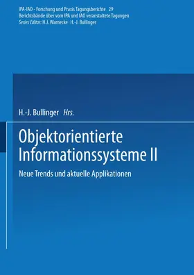 Bullinger |  Objektorientierte Informationssysteme II | Buch |  Sack Fachmedien