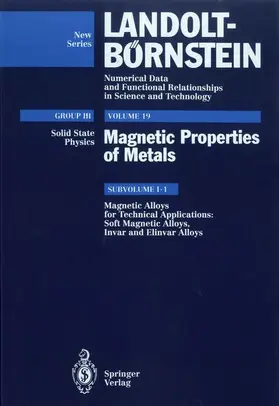  Soft Magnetic Alloys, Invar and Elinvar Alloys | Buch |  Sack Fachmedien