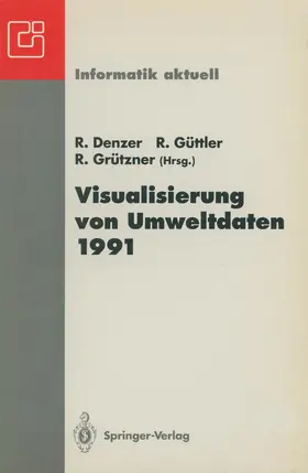 Denzer / Grützner / Güttler |  Visualisierung von Umweltdaten 1991 | Buch |  Sack Fachmedien