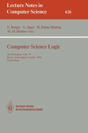 Börger / Richter / Jäger |  Computer Science Logic | Buch |  Sack Fachmedien