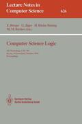 Börger / Richter / Jäger |  Computer Science Logic | Buch |  Sack Fachmedien