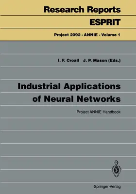 Mason / Croall |  Industrial Applications of Neural Networks | Buch |  Sack Fachmedien
