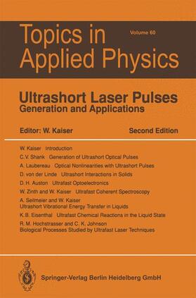 Kaiser |  Ultrashort Laser Pulses | Buch |  Sack Fachmedien