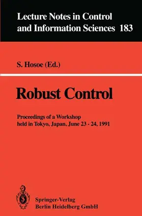 Hosoe |  Robust Control | Buch |  Sack Fachmedien